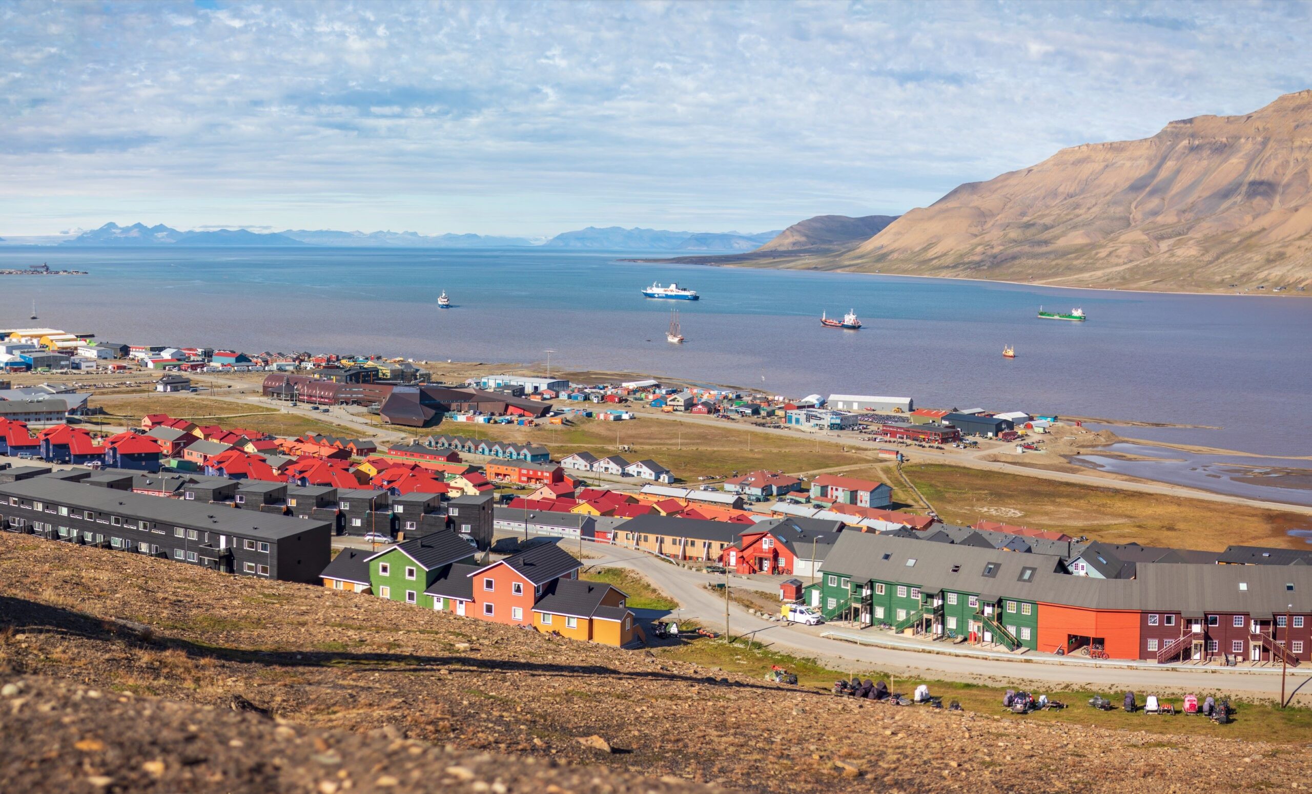 Summer in Longyearbyen, Svalbard