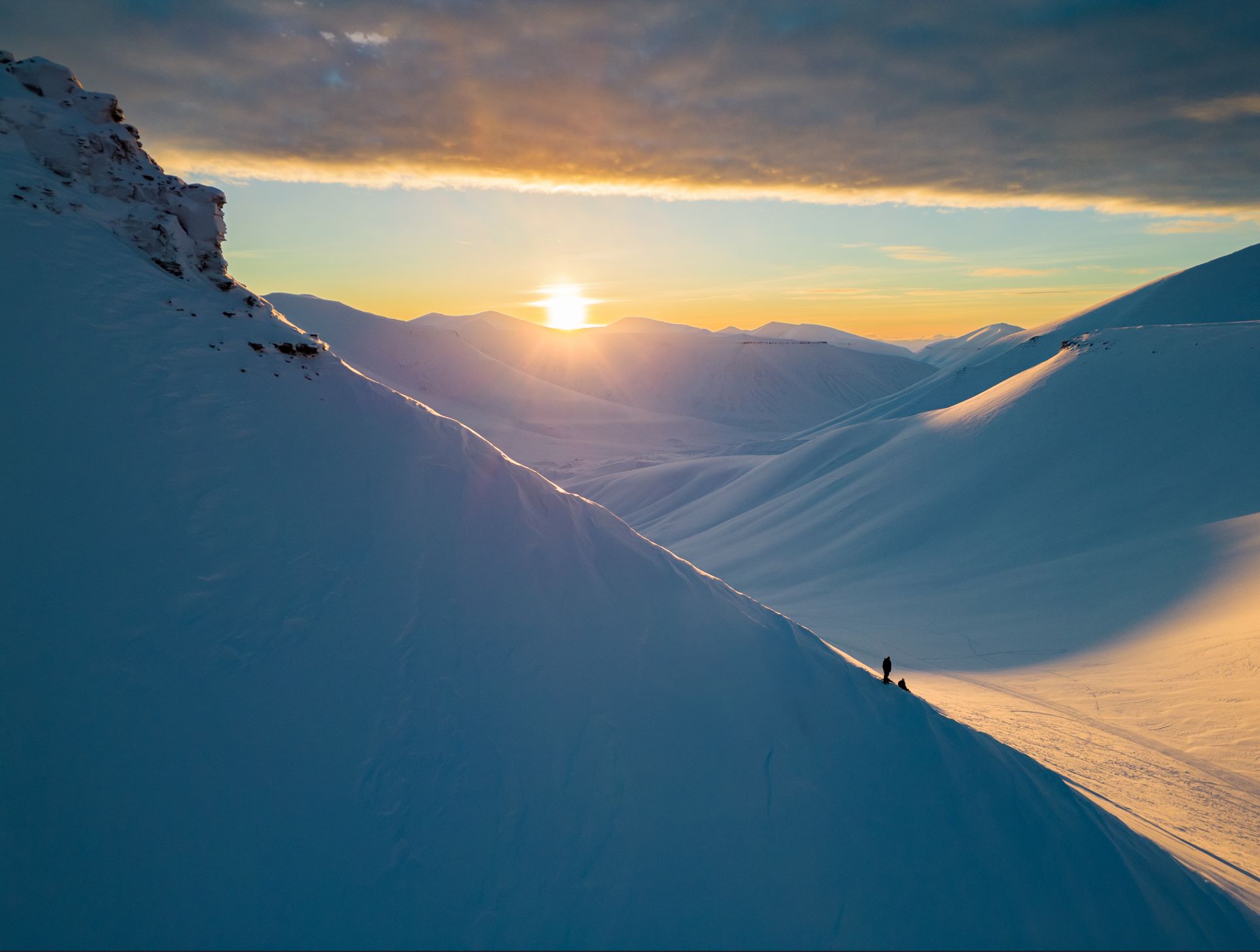 The return of the sun, Svalbard