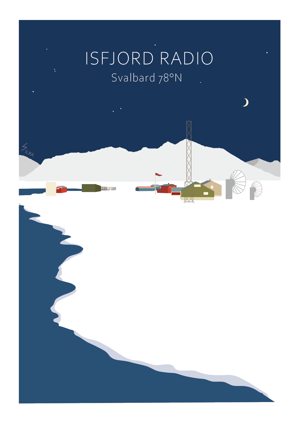 Isfjord Radio (winter), Svalbard