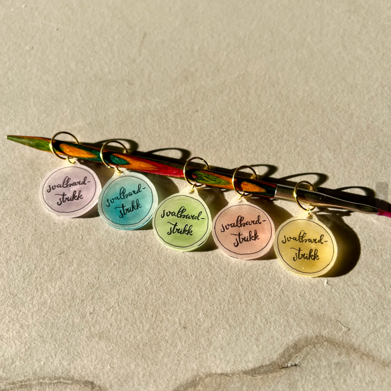 Svalbardstrikk - stitch marker