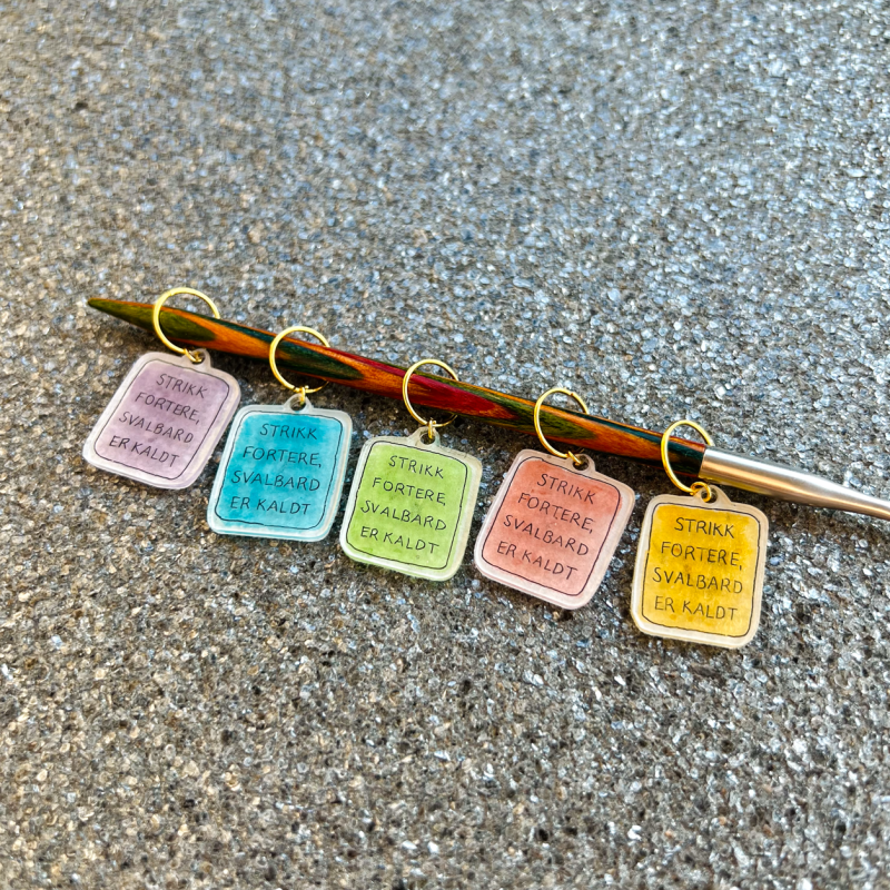 Strikk fortere - stitch marker