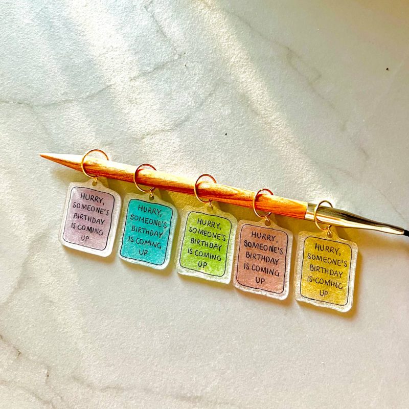 Hurry - stitch marker